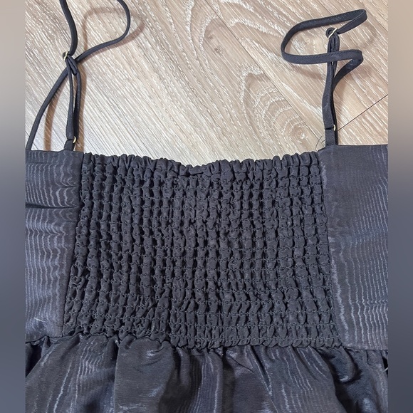 KATE SPADE NY x TARGET Tiered Ruffle Midi Tank Dress Black Size Medium - Picture 12 of 15